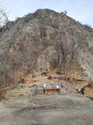 Ciò che resta del baitello alla base