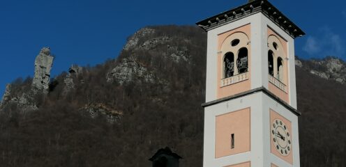 La torre vista da Boccioleto