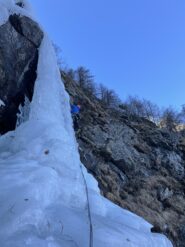 Dopo il traverso, il colonnino di L2