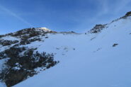 in salita verso il Col Carrel