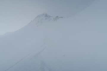 gran bella neve, peccato per la visibilità molto scarsa