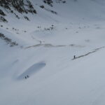 il colle da appena sopra dove sono salito per ripararmi dal vento