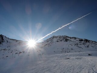 Il sole spunta dalla Mäderlicke