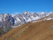 Dalla cima verso il Gran Paradiso.