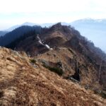 Arrivando al Colle Vardlà.