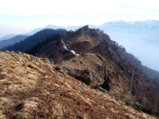 Arrivando al Colle Vardlà.