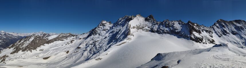Parnoramica dalla punta: Forciaz, Rabuigne e Grande Rousse