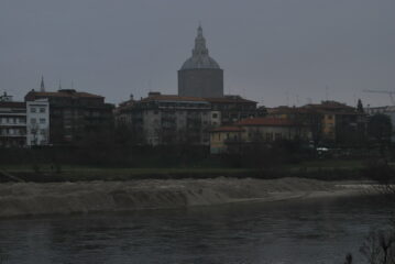 Finalmente nella foschia si vede il Duomo 
