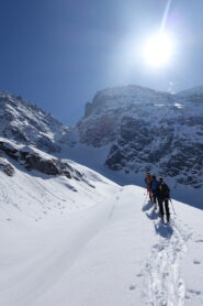 Saliamo lungo la morena