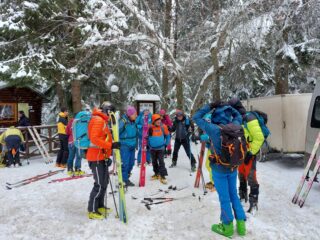 il gruppo alla partenza