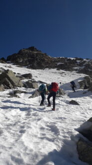 verso il colletto della Balma..