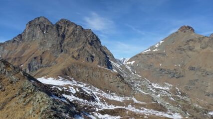 poca neve verso il Paschiet