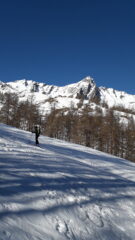 salendo all'alp du Bois..