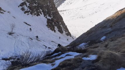 l'angusto primo canale da quota 2.100 a quota 2.350