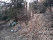 Dopo le case Piazzola il bivio per Bramafam