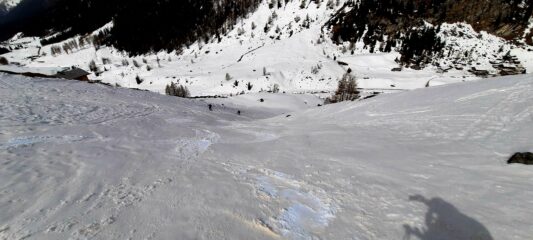 ultimo tratto verso la pista da fondo