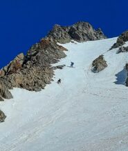 discesa dal canale che immette nel Rossfirn
