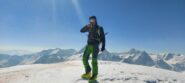 Marco in vetta al Barenhorn