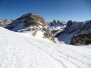 Superata la forcella siamo sulla calotta sommitale