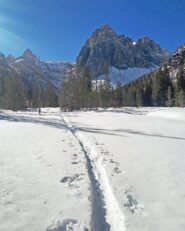 Traccia verso il Monte Mattina