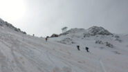 Arrivo al colle Menouve Nord