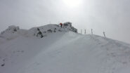 La cresta finale del Bec Noir