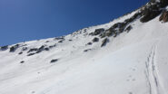 Arrivo sulla cresta Est