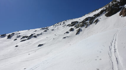 Arrivo sulla cresta Est
