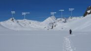 Traversiamo sul Lej Grevasalvas 2390mt.