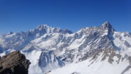 La catena del Bianco dalla vetta dell'Aiguille d'Artanavaz