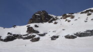 Testa del Rutor - ultimo tratto della salita