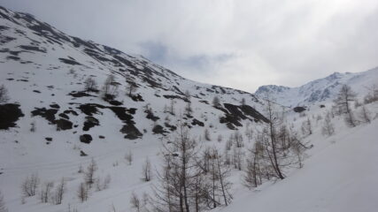 Vallone di Almiane intorno a quota 2.300 m