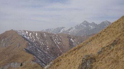 ripidi pendii verso la cima