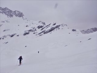 In vista del rifugio del Giogo Alto