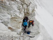 Cambio di assetto nella trincea sotto la cresta finale