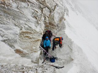 Cambio di assetto nella trincea sotto la cresta finale
