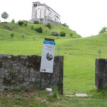 L'ingresso alla radura della Pieve
