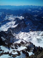 La parete Sud percorsa