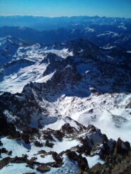 La parete Sud percorsa