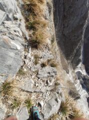 la prima parte del sentiero tra Tacca Bianca e Passo del Vaso Tondo