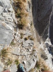 la prima parte del sentiero tra Tacca Bianca e Passo del Vaso Tondo