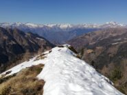 Dalla cima verso il Badile