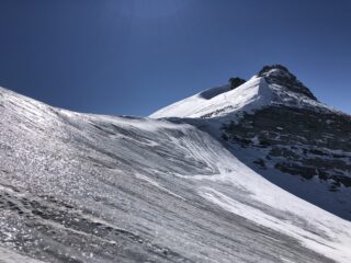 ghiaccio al colle e vetta