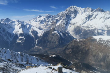 in basso Courmayeur