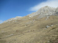 Il pendio per il Passo del Cavallo pulito
