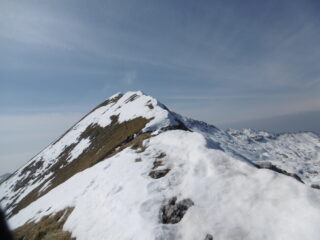 La cresta che sale alla Grigna