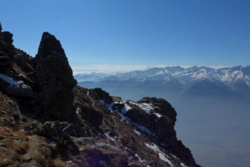 Verso sud, il Monviso