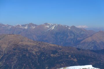 Dalla vetta panorama fino al Rosa
