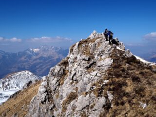 Sul tratto delicato, al rientro.