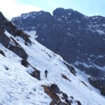 Il traverso innevato.